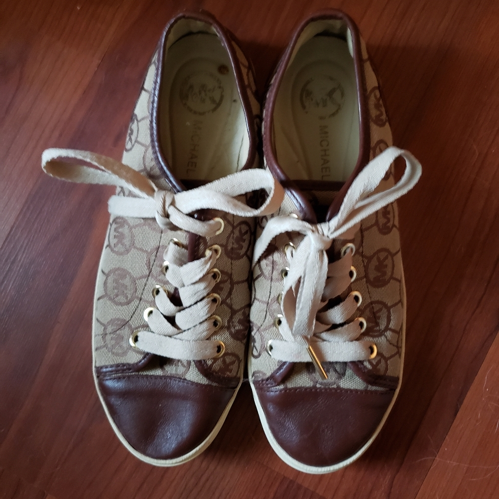 MICHAEL KORS Sneaks Sz 7.5 Women's Great Pre-owned